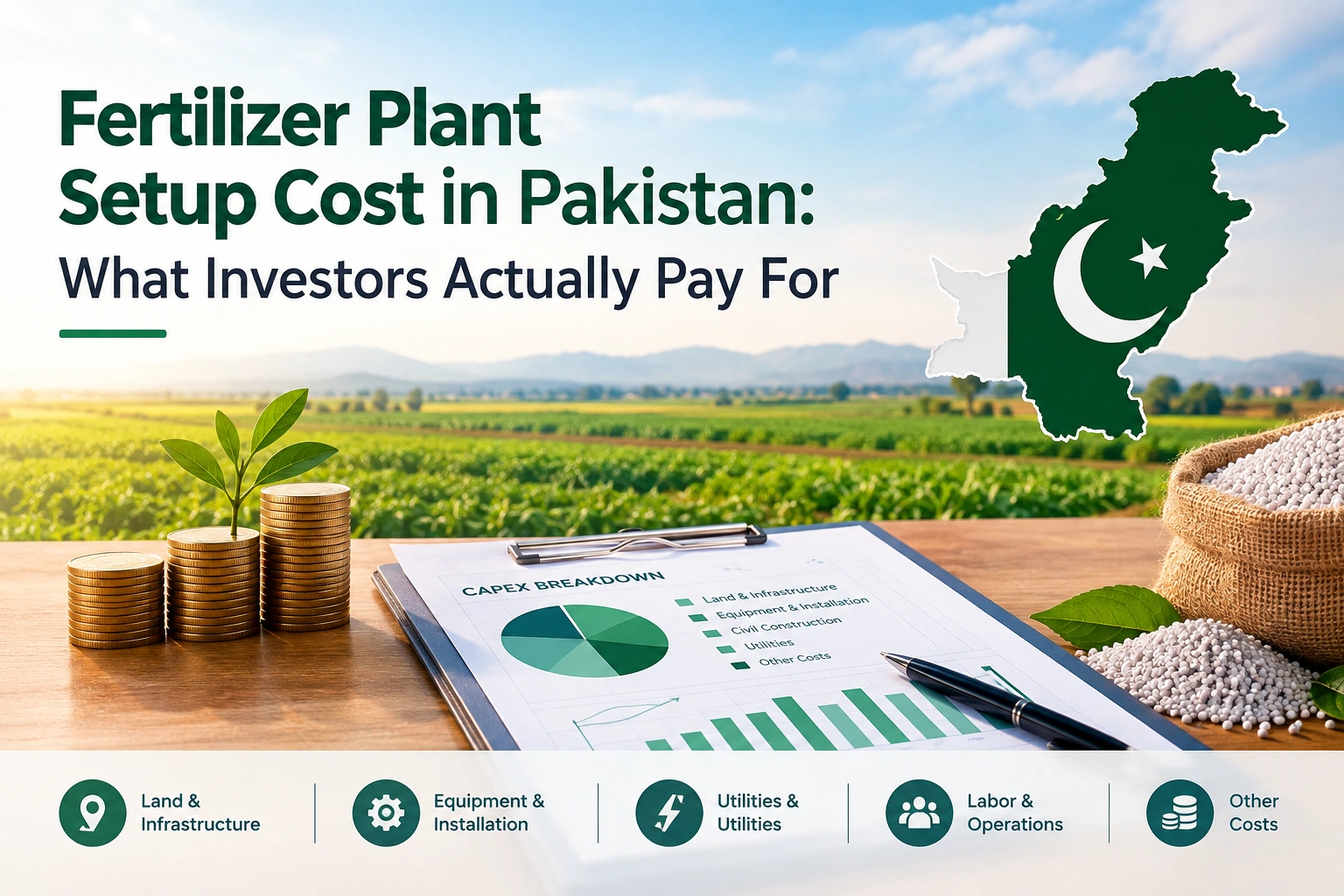 Fertilizer Plant Setup Cost in Pakistan: What Investors Actually Pay For